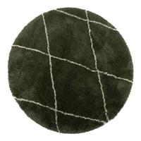 Interieur05 Vloerkleed Berber Nea Groen 240cm rond