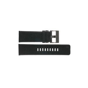 Diesel horlogeband DZ1241 Leder Zwart 28mm