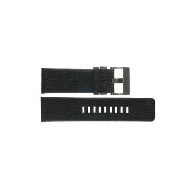 Diesel horlogeband DZ1241 Leder Zwart 28mm