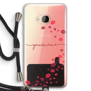 Kusjes: HTC U Play Transparant Hoesje met koord