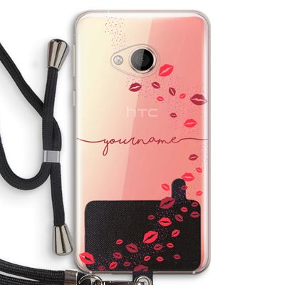 Kusjes: HTC U Play Transparant Hoesje met koord