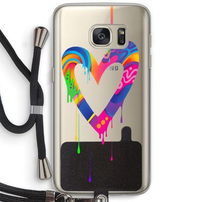 Melts My Heart: Samsung Galaxy S7 Transparant Hoesje met koord