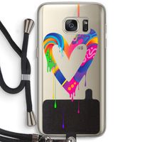 Melts My Heart: Samsung Galaxy S7 Transparant Hoesje met koord Melts My Heart: Samsung Galaxy S7 Transparant Hoesje met koord
