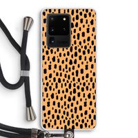 Panter: Samsung Galaxy S20 Ultra Transparant Hoesje met koord
