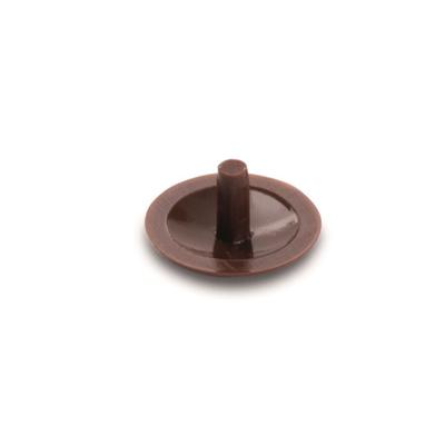 Heco kopgatboringafdekkap - 2.4 x 12mm - 9010 wit - 500 stuks