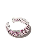 Tom Wood bijou d'oreille à ornements en cristal - Argent
