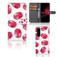 Sony Xperia 1 III | Book Cover | Pink Macarons
