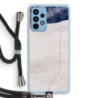 Stone White: Samsung Galaxy A52 Transparant Hoesje met koord