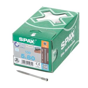 Spax-d vlonderschr.rvs t25 5,0x80
