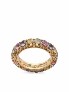 Dolce & Gabbana bague Heritage en or 18ct ornée de saphir