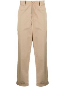 ETRO pantalon de costume en coton stretch - Marron