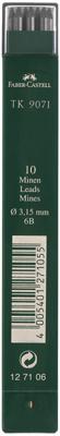 Faber Castell Potloodstiftjes TK9071 - 3,15mm - 6B