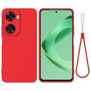 Huawei Nova 12 SE/11 SE Liquid Siliconen Hoesje - Rood