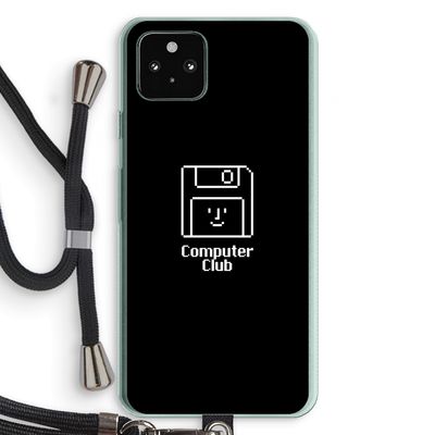 Hello: Pixel 5a 5G Transparant Hoesje met koord