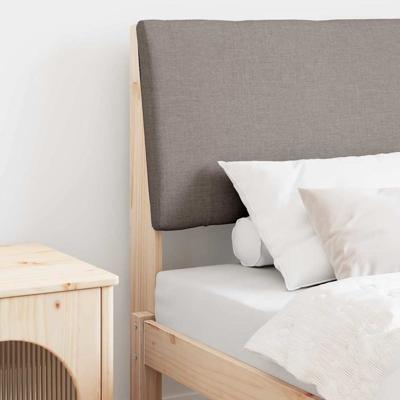 Gestoffeerd hoofdbord Taupe 80 cm Massief grenenhout Gestoffeerd hoofdbord Taupe 80 cm Massief grenenhout