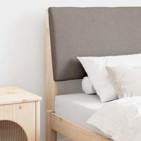 Gestoffeerd hoofdbord Taupe 80 cm Massief grenenhout