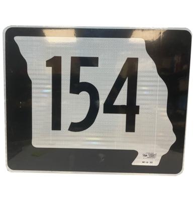 State Road 154 Missouri Straatbord - Origineel