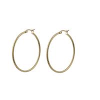 Go Dutch Label Bewerkte Creolen 4 cm Goud