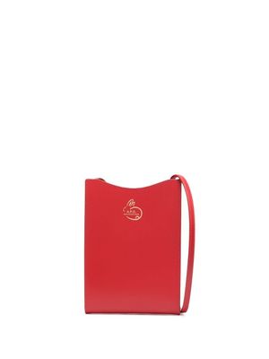 A.P.C. sac à bandoulière à logo - Rouge