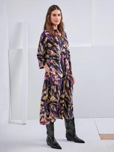 Jurk 3/4-mouwen Van Emilia Lay multicolour