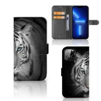 iPhone 13 Pro Max | Telefoonhoesje | Met pasjeshouder | Tijger