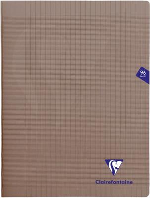 Clairefontaine schrift Mimesys voor ft A4+, 96 bladzijden, kaft in PP, seyès, grijs