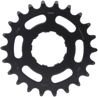 KMC tandwiel 22t zwart (chromoly)