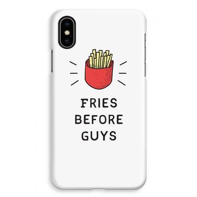 Fries before guys: iPhone XS Max Volledig Geprint Hoesje
