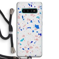 Terrazzo N°6: Samsung Galaxy S10 Plus Transparant Hoesje met koord