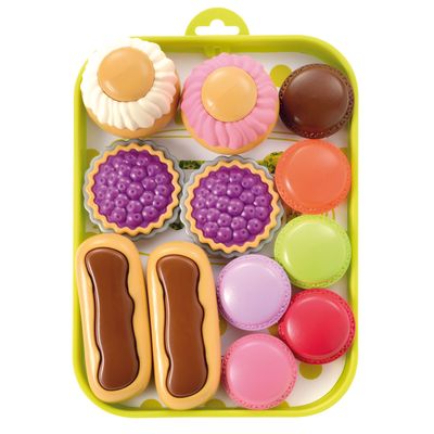Ecoiffier dienblad met koekjes