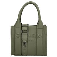 Charm London Handtas/Schoudertas Bond Natuur Groen