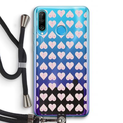 Ass 'n Titties: Huawei P30 Lite Transparant Hoesje met koord