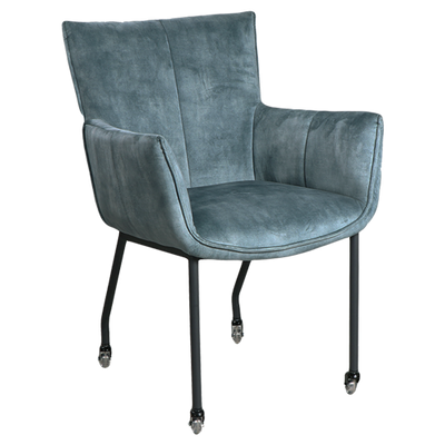 Eetkamerstoel Toon - J'adore 20 Velvet Aqua