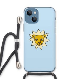 Kleine leeuw: iPhone 13 Transparant Hoesje met koord