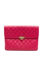 CHANEL Pre-Owned pochette CC à matelassage losanges - Rose - thumbnail