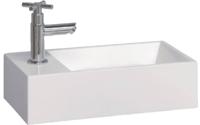 Beaux Colmar Fontein 40x22cm kraangat links Glans Wit