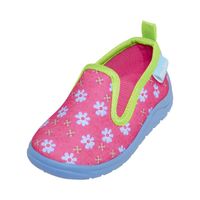 Playshoes pantoffels fuchsia bloemetjes Maat