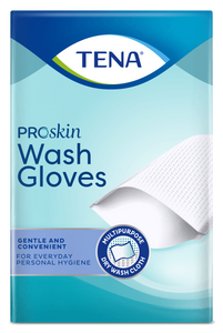 TENA ProSkin Wash Gloves - 50 stuks