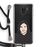 Let It Snow: Samsung Galaxy J8 (2018) Transparant Hoesje met koord