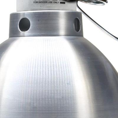 Reflector met klem en keramische e27 fitting 14 cm rvs Arcadia - Aquadistri