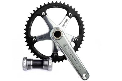 Sram Omnium Crankset 48T 165mm Zilver Sram Omnium Crankset 48T 165mm Zilver