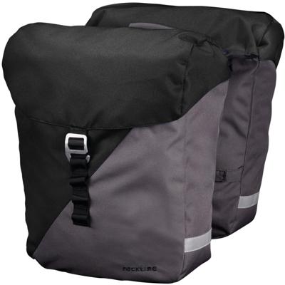 Racktime dubbele tas "vida" double bag vida black/grey