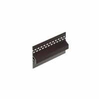 Trim/kraal Ventilatieprofiel Donkerbruin (dakrand) - Keralit (2833)