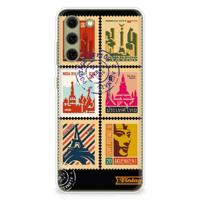 Samsung Galaxy S21FE | Silliconen Back Cover | Postzegels