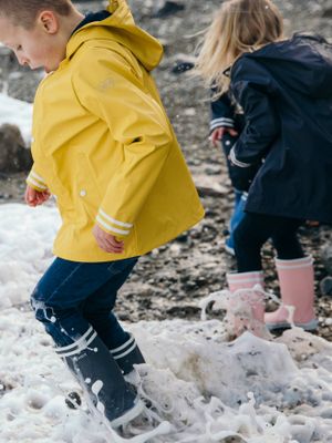 Regenlaarzen Lolly Pop AIGLE® voor meisjes zacht roze