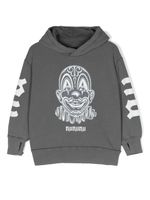 Nununu hoodie en coton à imprimé graphique - Gris - thumbnail