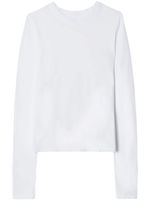 RE/DONE t-shirt Hanes à effet de transparence - Blanc