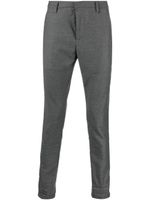 DONDUP pantalon en laine vierge à coupe fuselée - Gris - thumbnail