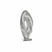 Decoratieve figuren DKD Home Decor 20 x 9 x 44 cm Abstract Zilverkleurig Modern