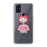 Hartje: OnePlus Nord N10 5G Transparant Hoesje